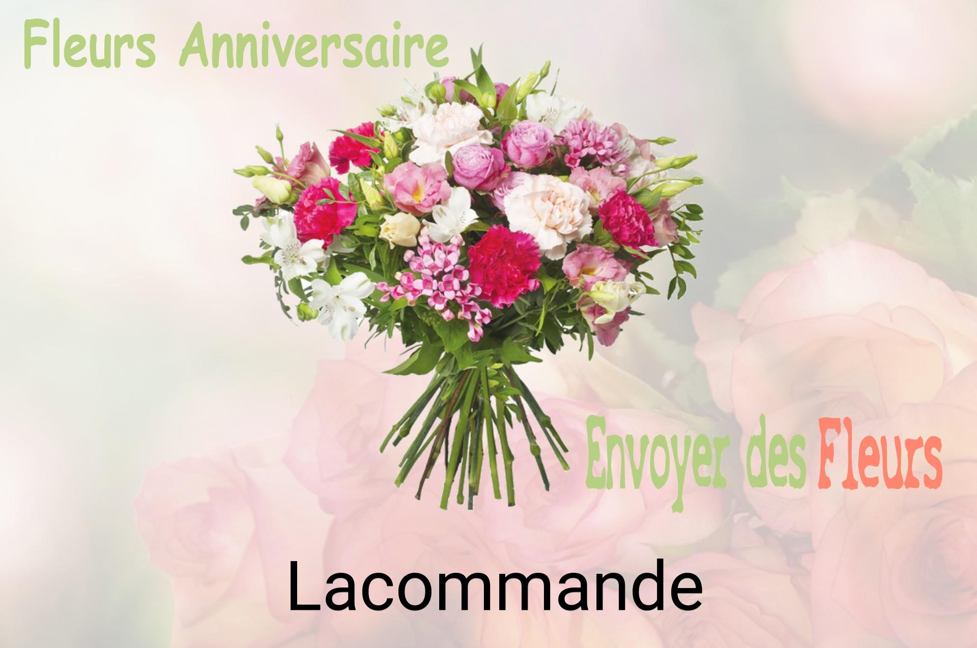 Bouquet de fleurs d’anniversaire livré à Lacommande
