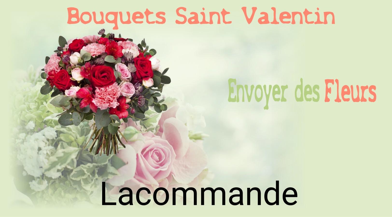 Roses de Saint-Valentin livrées à Lacommande